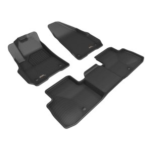 Jeep Wagoneer S Floor Mats - 3D MAXpider - Kagu Series - Black - `25-`26